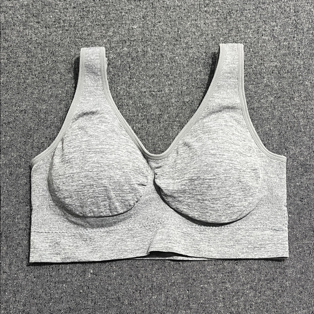 Gray Women's Seamless Bra